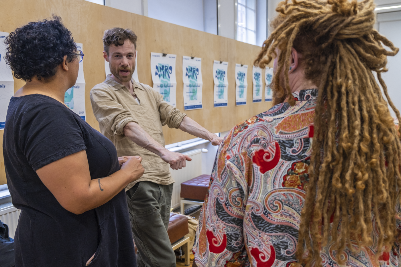 AMRO24 Exhibitions "AMRO Welcome Desk", by Davide Bevilacqua &amp; Aimilia Liontou