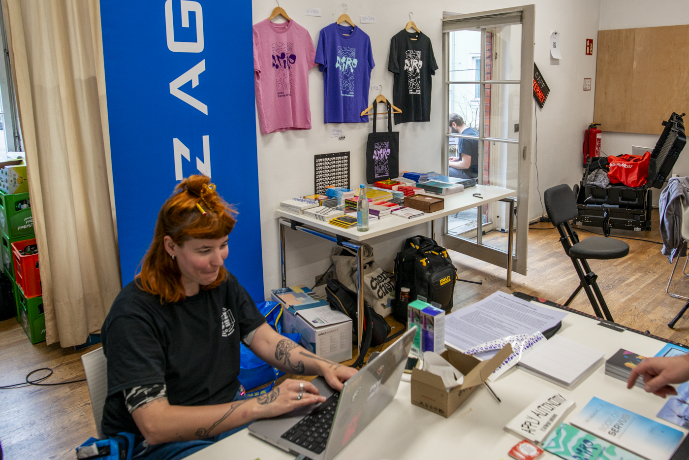 AMRO24 Exhibitions "AMRO Welcome Desk", by Davide Bevilacqua &amp; Aimilia Liontou