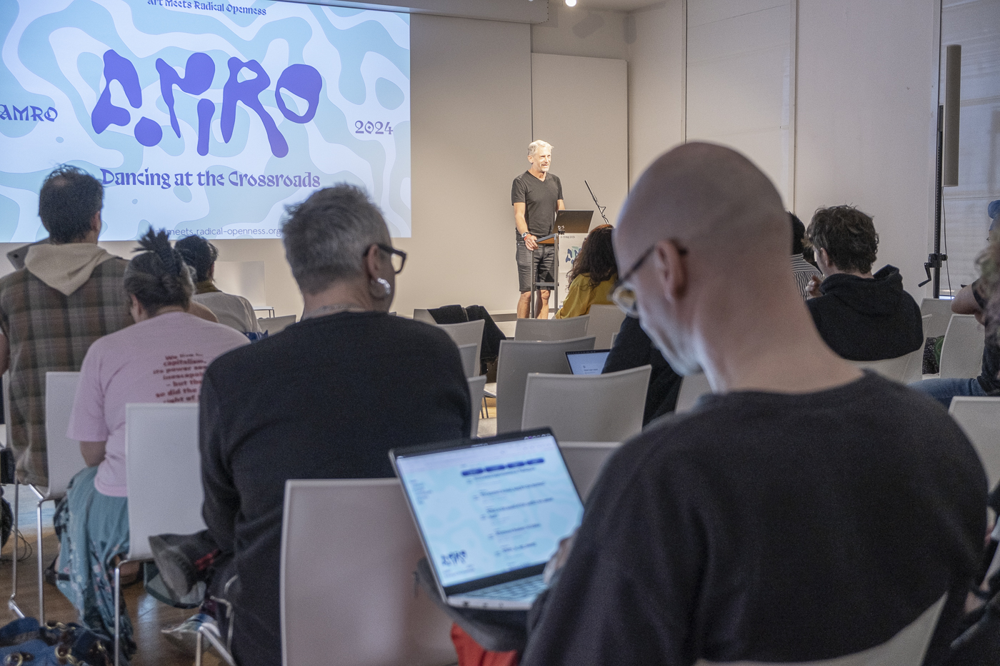 AMRO24 Exhibitions "Morning Session: Insurgent Flows & Materiality of Clouds", by Adnan Hadzi & Marina Gržinić & Tjaša Kancler & Jovita Pristovšek & Pluriversidad Nómada & Kim Carrington & Elliot Perkins / Ultra-red